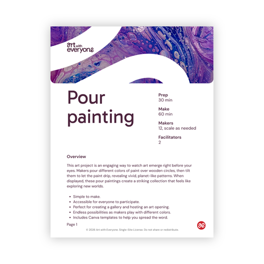 Pour painting